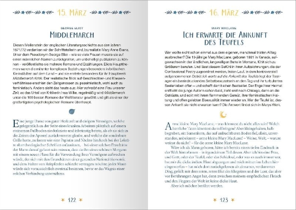 Buchcover und Innenansicht für das Buch: Ein Buch für jeden Tag