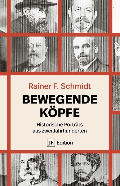 Buchcover und Innenansicht für das Buch: Bewegende Köpfe
