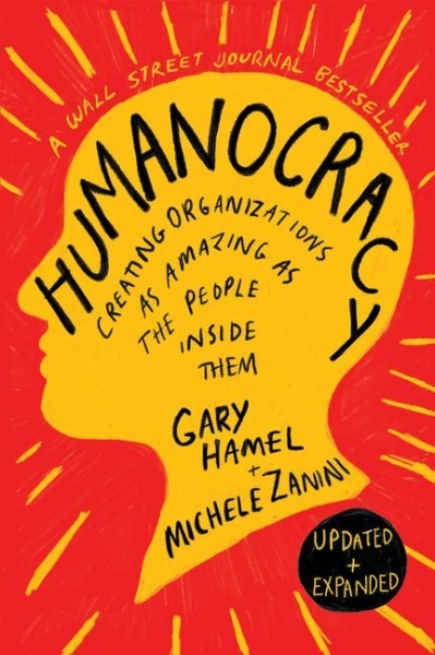 Buchcover und Innenansicht für das Buch: Humanocracy