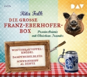 Buchcover und Innenansicht für das Buch: Die große Franz-Eberhofer-Box