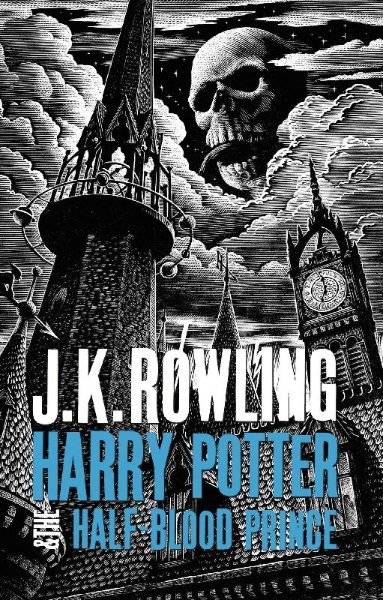 Buchcover und Innenansicht für das Buch: Harry Potter 6 and the Half-Blood Prince