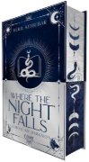 Buchcover und Innenansicht für das Buch: Where the Night Falls (School of Darkness 1)
