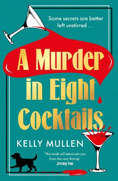 Buchcover und Innenansicht für das Buch: A Murder in Eight Cocktails
