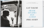 Buchcover und Innenansicht für das Buch: Gay Talese. Phil Stern. Frank Sinatra Has a Cold