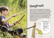 Buchcover und Innenansicht für das Buch: Kinder schnitzen im Wald
