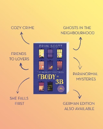 Buchcover und Innenansicht für das Buch: The Morrisey Mysteries 1. A Body in 3B