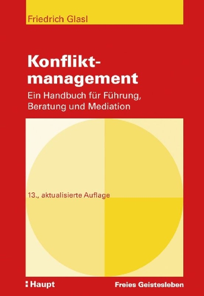 Buchcover und Innenansicht für das Buch: Konfliktmanagement