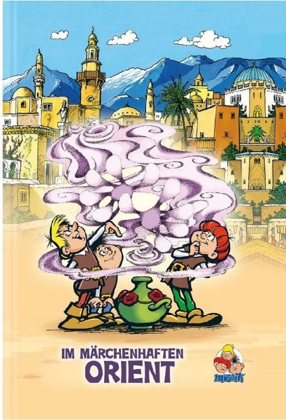 Buchcover und Innenansicht für das Buch: Im märchenhaften Orient - Flexcover