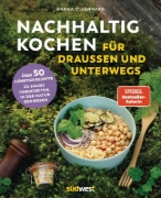 Buchcover und Innenansicht für das Buch: Nachhaltig Kochen für Unterwegs