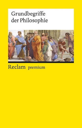 Buchcover und Innenansicht für das Buch: Grundbegriffe der Philosophie