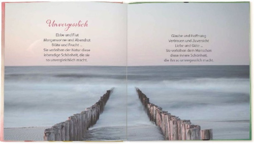 Buchcover und Innenansicht für das Buch: Spuren der Liebe