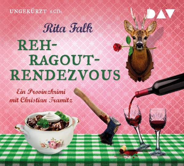 Buchcover und Innenansicht für das Buch: Rehragout-Rendezvous
