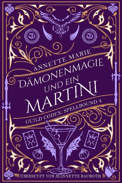 Buchcover und Innenansicht für das Buch: Demon Magic and a Martini