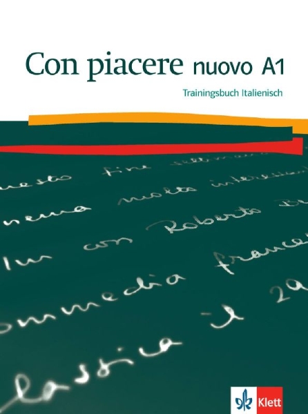 Buchcover und Innenansicht für das Buch: Con piacere nuovo A1. Trainingsbuch Italienisch