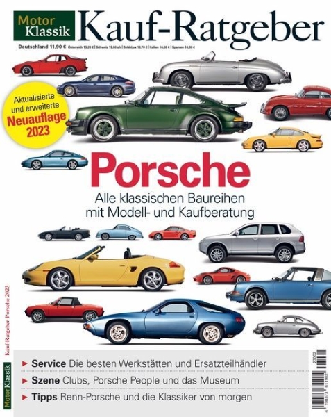 Buchcover und Innenansicht für das Buch: Motor Klassik Kauf-Ratgeber - Porsche