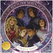 Buchcover und Innenansicht für das Buch: A Court of Thorns and Roses - Coloring Book