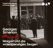 Buchcover und Innenansicht für das Buch: Maigret und die widerspenstigen Zeugen