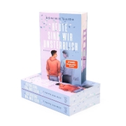 Buchcover und Innenansicht für das Buch: Heute sind wir unsterblich