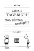 Buchcover und Innenansicht für das Buch: Diary of a Wimpy Kid