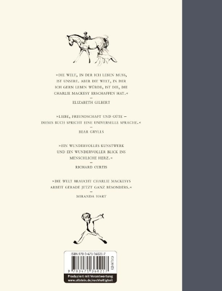 Buchcover und Innenansicht für das Buch: The boy, the mole, the fox and the horse