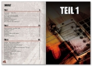 Buchcover und Innenansicht für das Buch: Rock Gitarre. Inkl. CD
