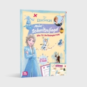 Buchcover und Innenansicht für das Buch: Disney Die Eiskönigin: Meine Schnitzeljagd
