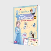Buchcover und Innenansicht für das Buch: Disney Die Eiskönigin: Meine Schnitzeljagd