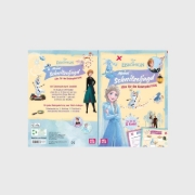Buchcover und Innenansicht für das Buch: Disney Die Eiskönigin: Meine Schnitzeljagd