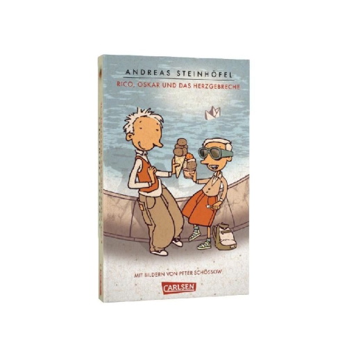 Buchcover und Innenansicht für das Buch: Rico, Oskar und das Herzgebreche (Rico und Oskar 2)