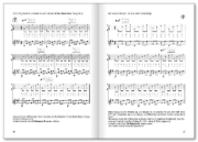 Buchcover und Innenansicht für das Buch: Peter Bursch's Zupftechniken für Gitarre
