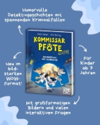 Buchcover und Innenansicht für das Buch: Kommissar Pfote ermittelt (Band 1) - Schnüffler mit Schnauze