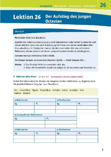 Buchcover und Innenansicht für das Buch: Pontes 3. Das Trainingsbuch zum Schulbuch