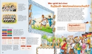 Buchcover und Innenansicht für das Buch: BOOKii® WAS IST WAS Junior Auf geht´s zum Fußball!