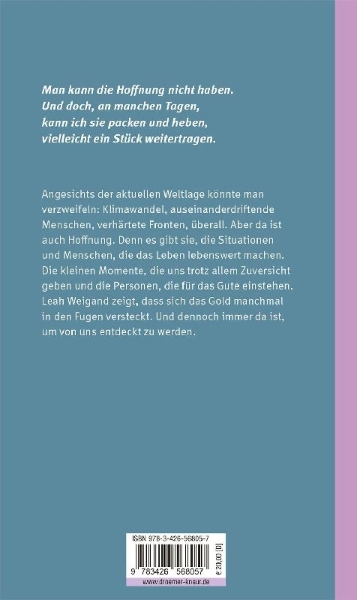 Buchcover und Innenansicht für das Buch: Das Gold in den Fugen