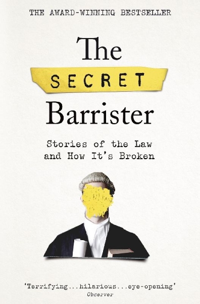 Buchcover und Innenansicht für das Buch: The Secret Barrister
