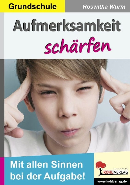 Buchcover und Innenansicht für das Buch: Aufmerksamkeit schärfen / Grundschule