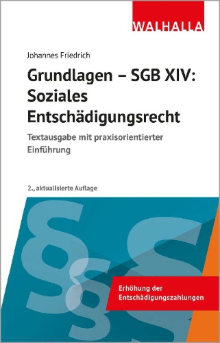 Buchcover und Innenansicht für das Buch: Grundlagen SGB XIV - Soziales Entschädigungsrecht