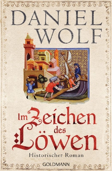 Buchcover und Innenansicht für das Buch: Im Zeichen des Löwen