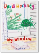 Buchcover und Innenansicht für das Buch: David Hockney. My Window
