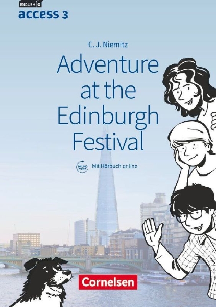 Buchcover und Innenansicht für das Buch: English G Access Band 3: 7. Schuljahr - Adventure at the Edinburgh Festival
