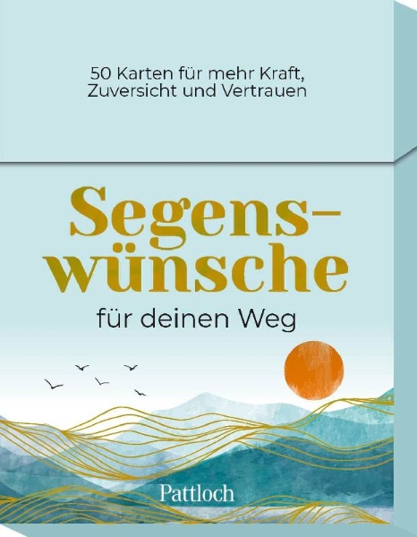 Buchcover und Innenansicht für das Buch: Affirmationskarten: Segenswünsche für deinen Weg