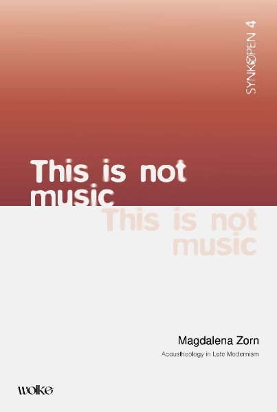 Buchcover und Innenansicht für das Buch: This is not Music