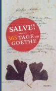 Buchcover und Innenansicht für das Buch: Salve! 365 Tage mit Goethe