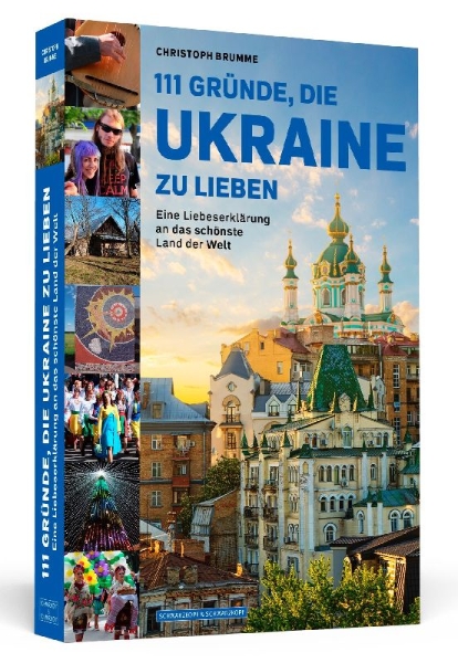 Buchcover und Innenansicht für das Buch: 111 Gründe, die Ukraine zu lieben