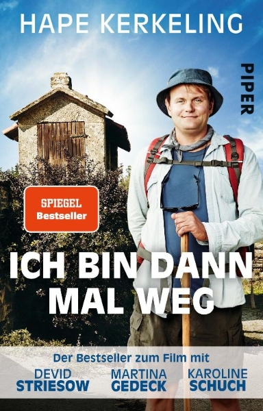 Buchcover und Innenansicht für das Buch: Ich bin dann mal weg