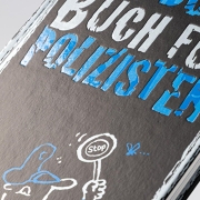 Buchcover und Innenansicht für das Buch: Das böse Buch für Polizisten