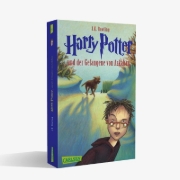 Buchcover und Innenansicht für das Buch: Harry Potter and the Prisoner of Azkaban