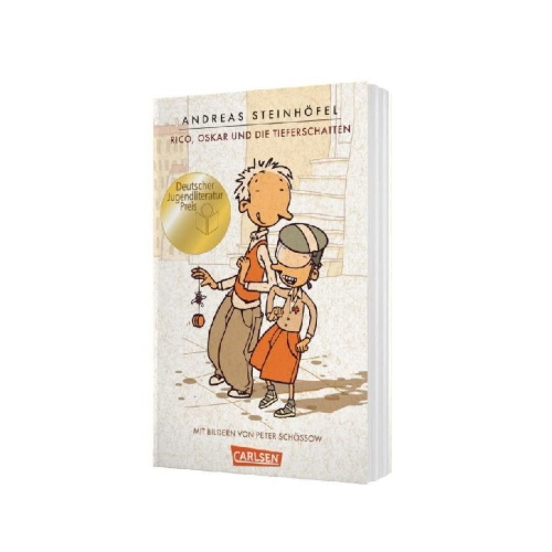 Buchcover und Innenansicht für das Buch: Rico, Oskar und die Tieferschatten (Rico und Oskar 1)