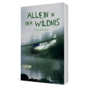 Buchcover und Innenansicht für das Buch: Allein in der Wildnis