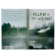 Buchcover und Innenansicht für das Buch: Allein in der Wildnis